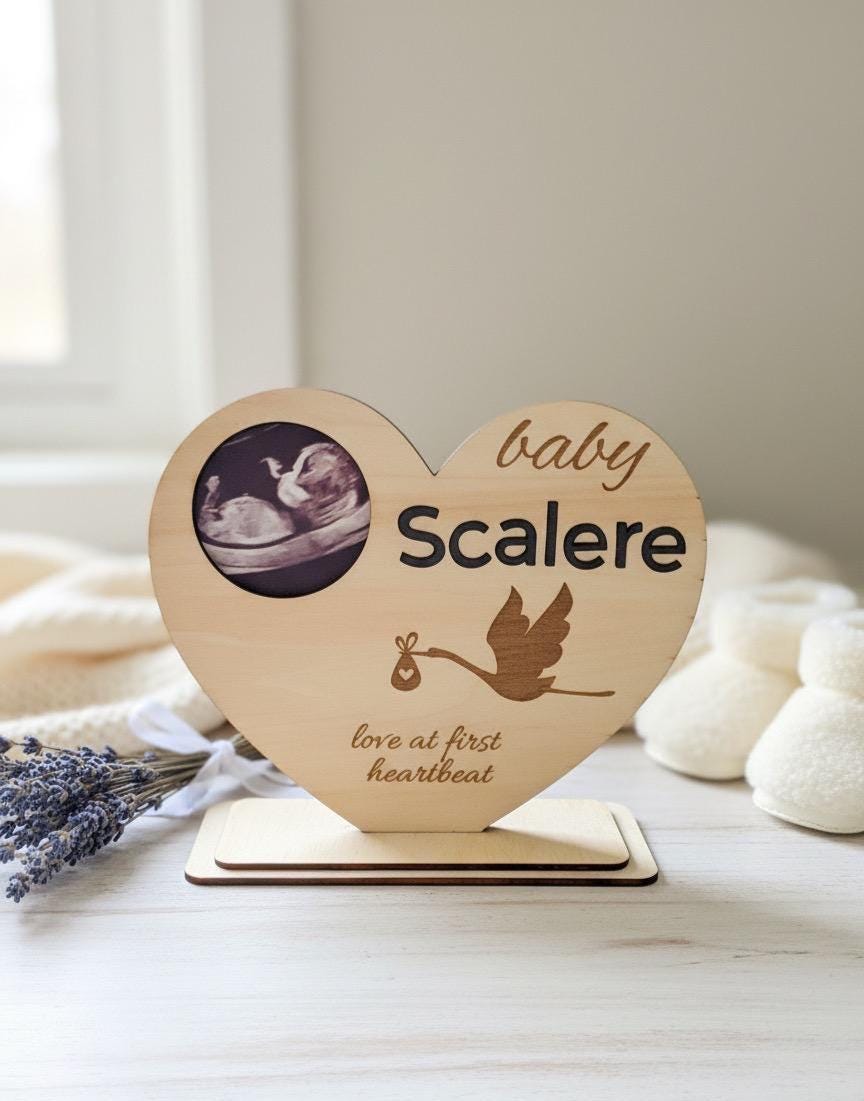 Personalized Family Photo Frame: Heart Accent