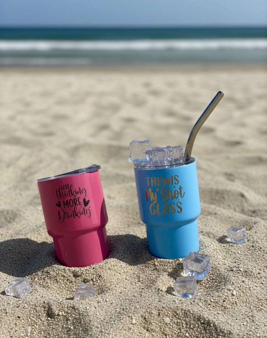 personalized shot tumblers