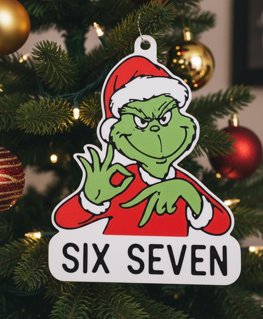 Funny  Ornament, 3D Printed PLA