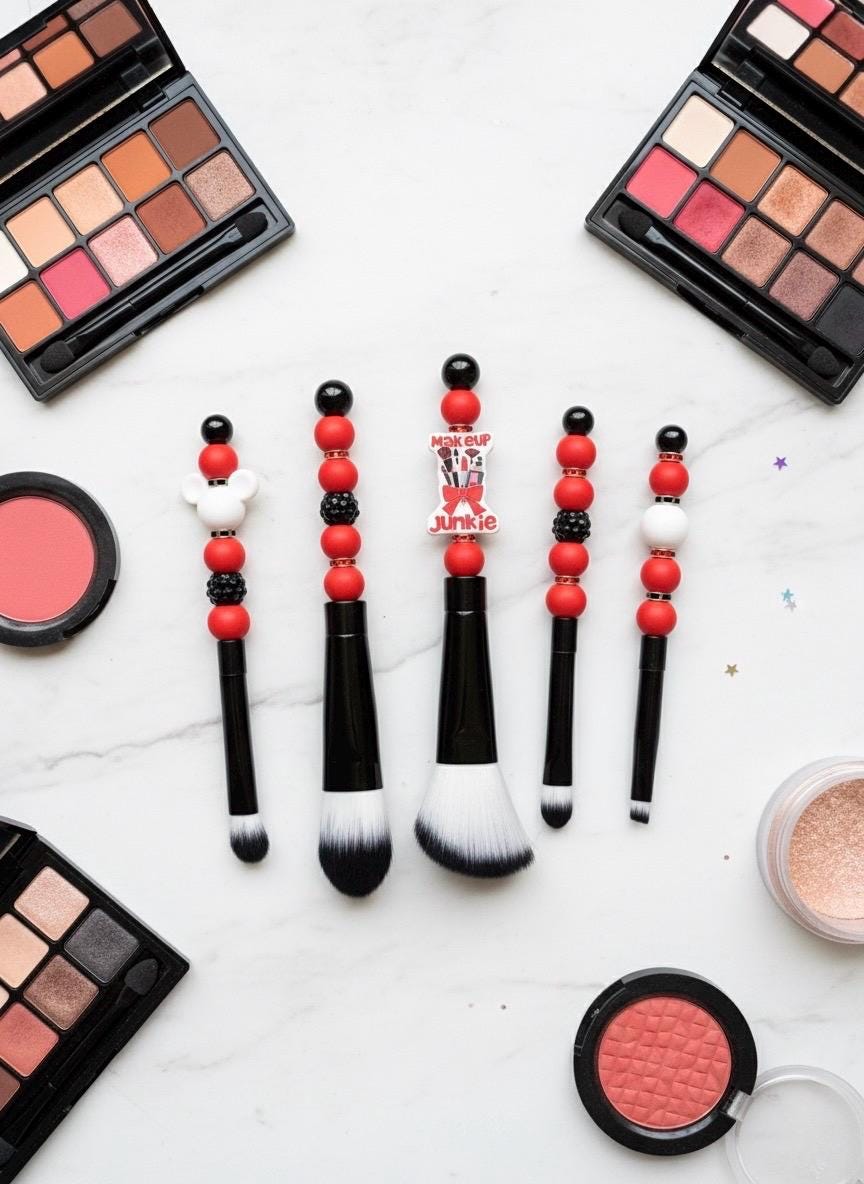 Custom makeup brushes