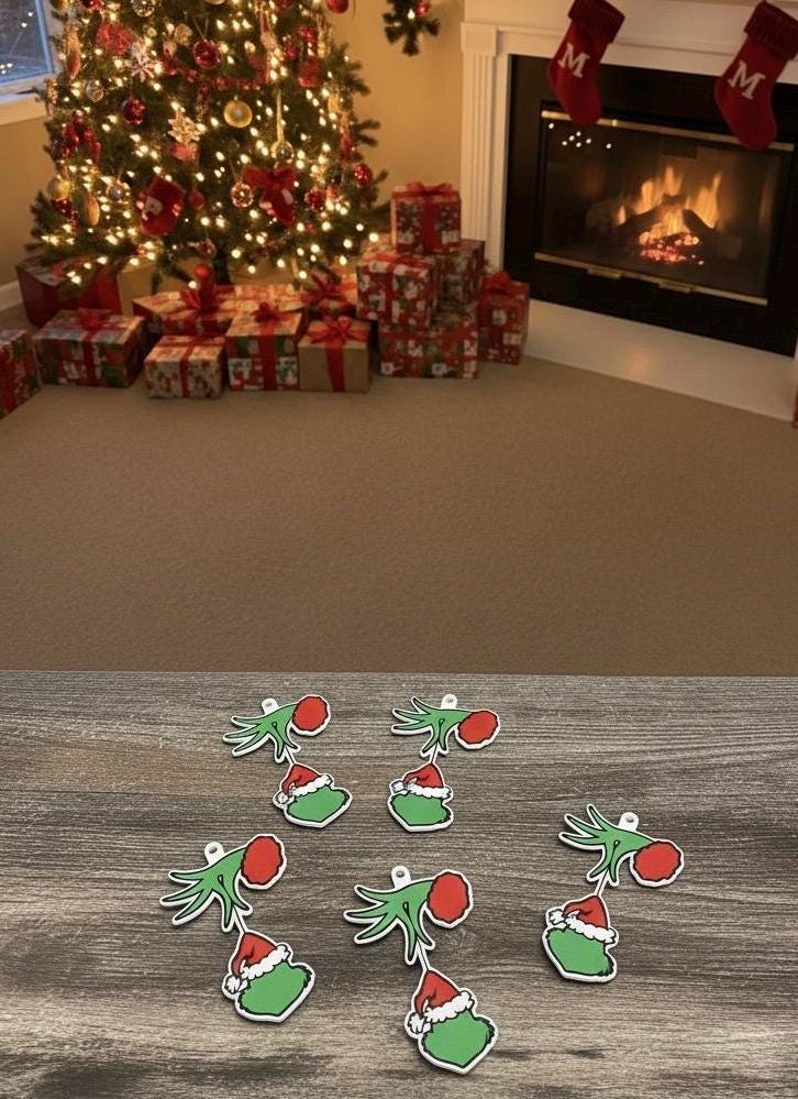 Green guy ornament personalized