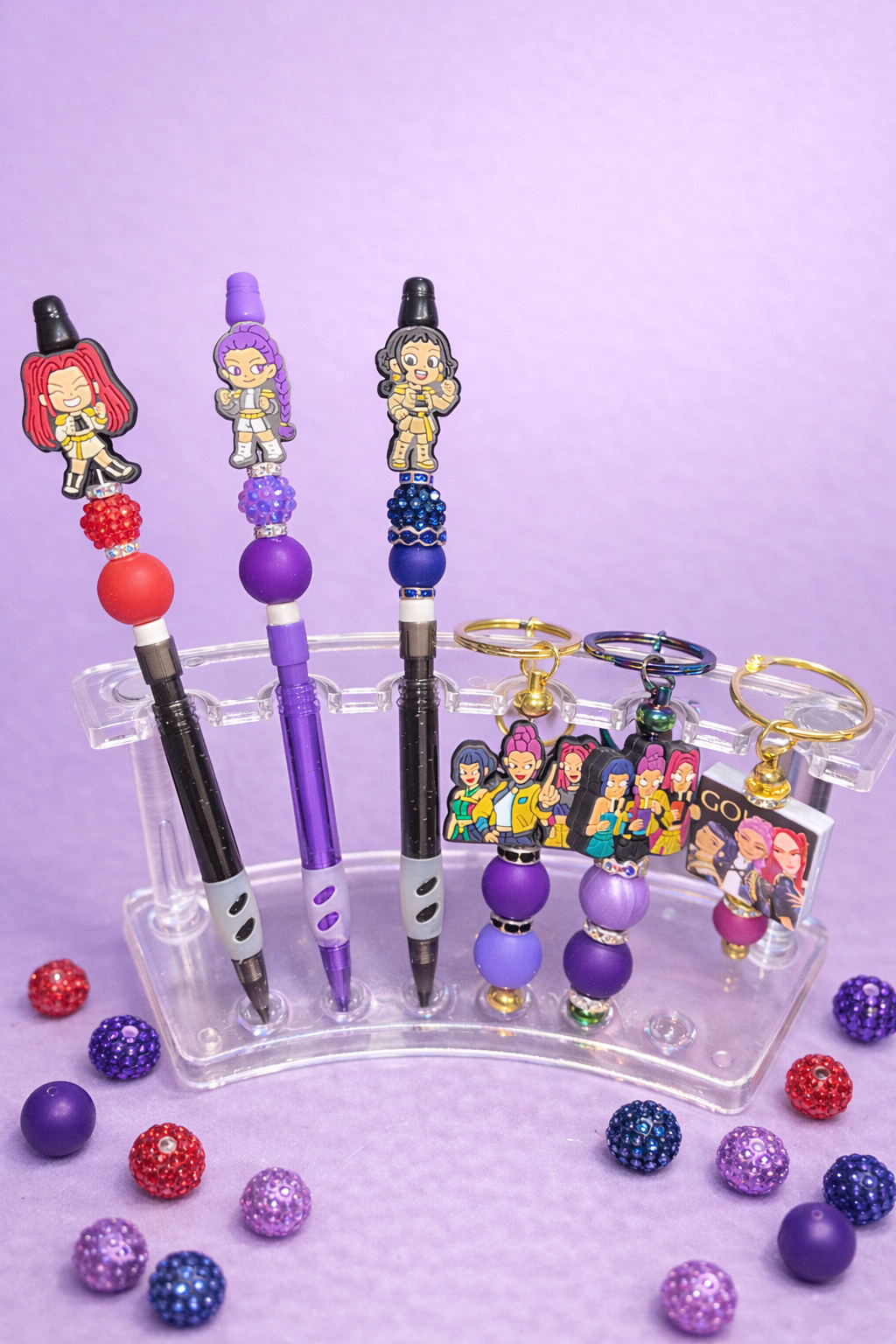 K-Pop Demon Hunters Inspired Mechanical Pencils & Keychains