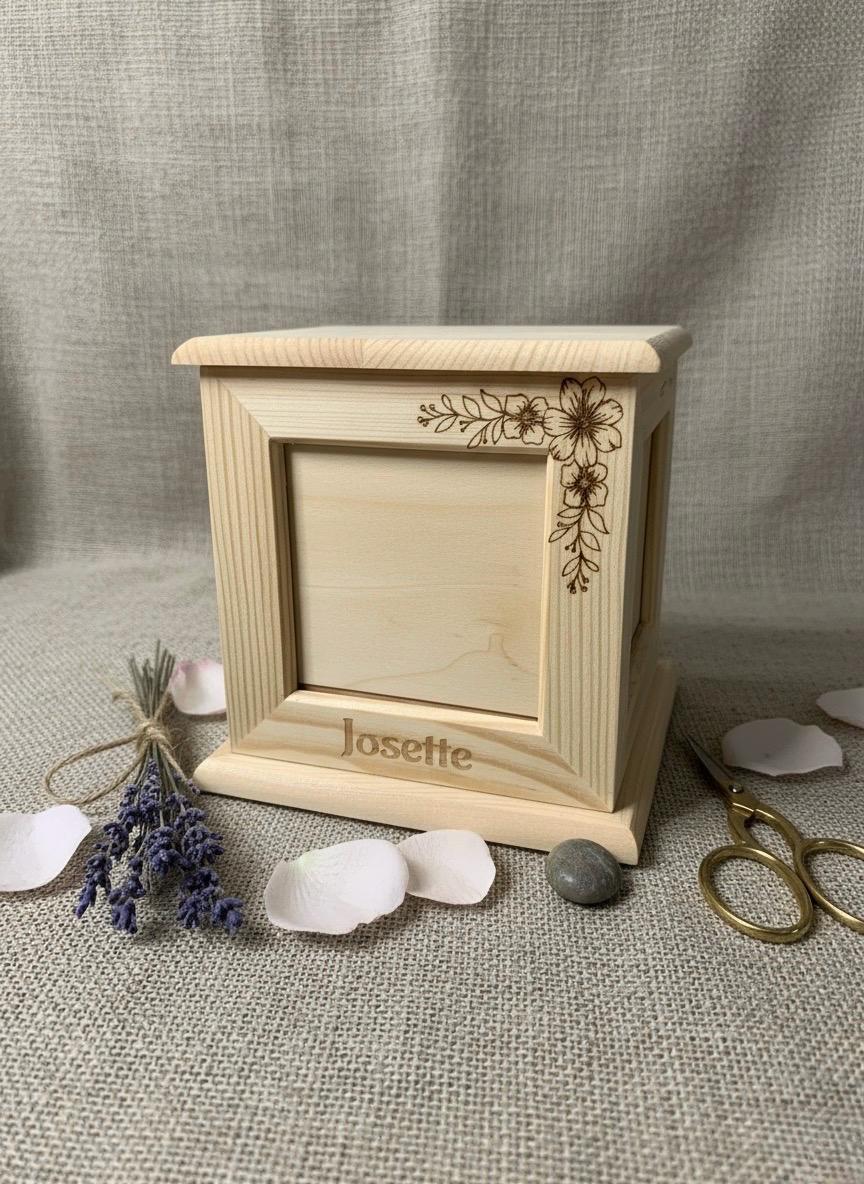 Rotating box picture frame