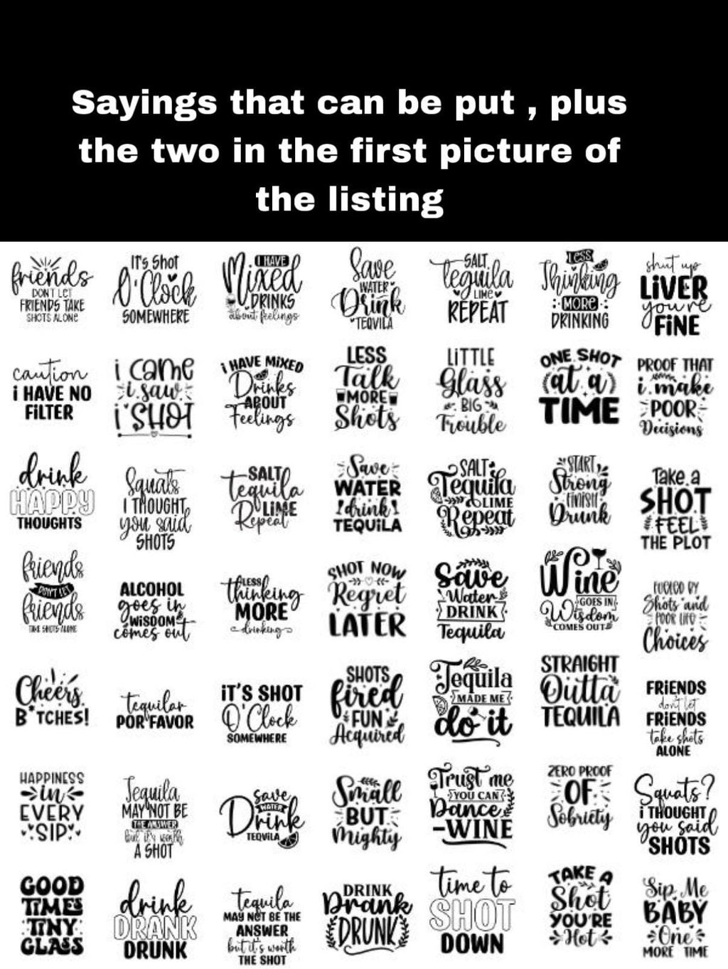 personalized shot tumblers