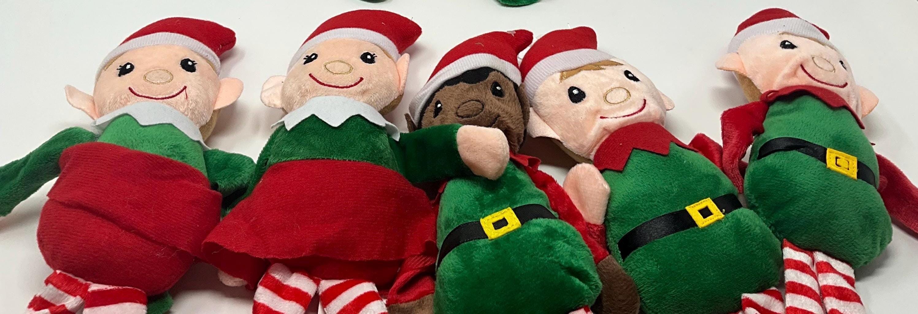 Personalized Plush Christmas Elf, Baby's First Christmas Gift