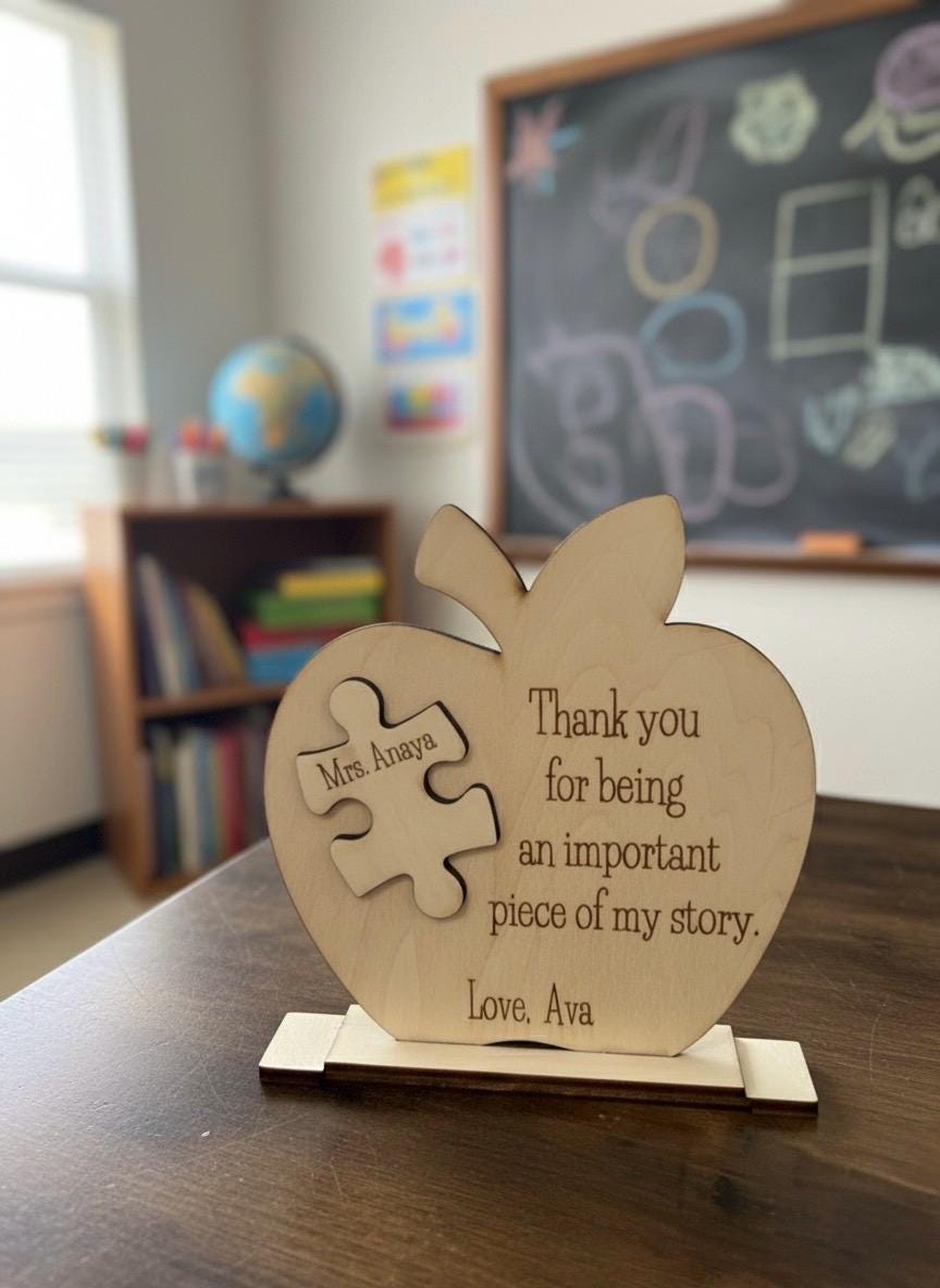 Teacher Gift- Personalized teacher sign